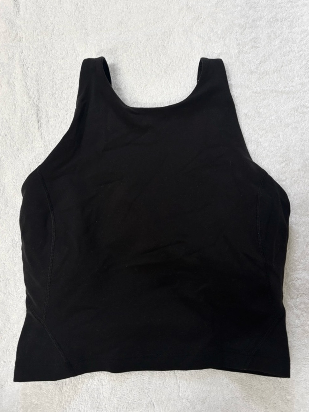 lululemon Align™ High Neck Tank Top in classic black size 10